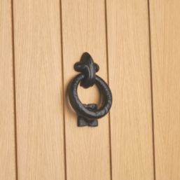 Hardware Solutions Door Knocker Ring Black 26mm x 146mm
