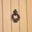 Hardware Solutions Door Knocker Ring Black 26mm x 146mm