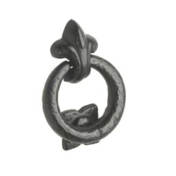 Hardware Solutions Door Knocker Ring Black 26mm x 146mm