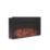 Be Modern Rodwell Black Remote Control Inset Electric Fire 914mm x 154mm x 442mm