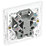 British General Evolve 13A Unswitched Fused Spur with LED Brushed Steel with White Inserts