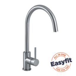 Bristan Pistachio Easyfit Kitchen Sink Mixer Tap Brushed Nickel