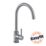 Bristan Pistachio Easyfit Kitchen Sink Mixer Tap Brushed Nickel