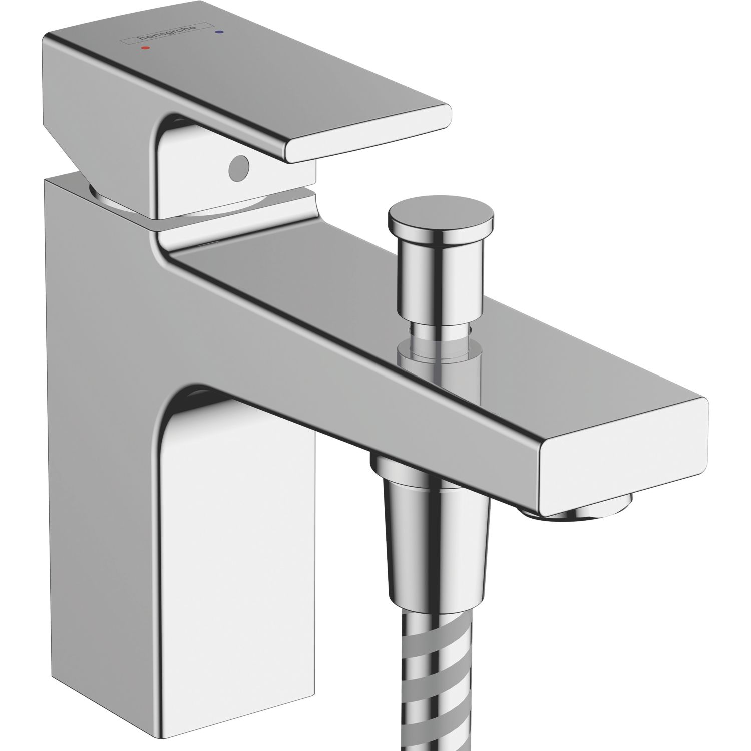 Hansgrohe Vernis Shape Chrome 154m Deck Mounted Single Control Manual Shower Mixer Tap (953VG)