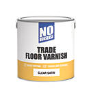 No Nonsense Quick-Dry Floor Varnish Clear Satin 2.5Ltr