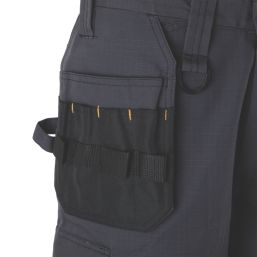 DeWalt Ripstop Multi-Pocket Shorts Grey / Black 30" W