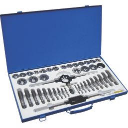 Hilka Pro-Craft M6-M24 Mixed Tap & Die Set 45 Pcs