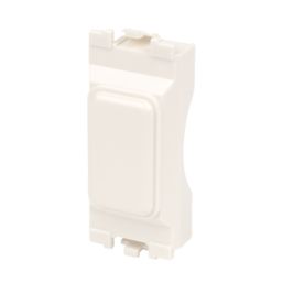 MK Grid Plus 1-Module Grid Blanking Plate White