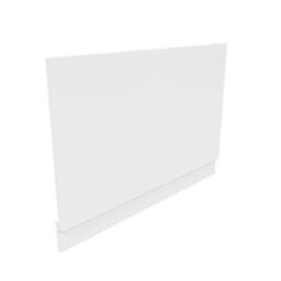 Straight Bath End Panel 800mm White Gloss