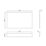 Straight Bath End Panel 800mm White Gloss