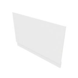Straight Bath End Panel 800mm White Gloss