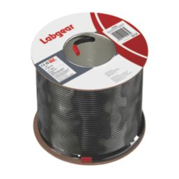 Labgear RG6 Black 2-Core Shotgun Coaxial Cable 100m Drum