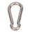 Essentials Karabiners Silver 40mm x 4mm 2 Pack