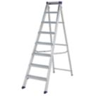 Werner Aluminium 1.29m 8 Step Swingback A Frame Step Ladder