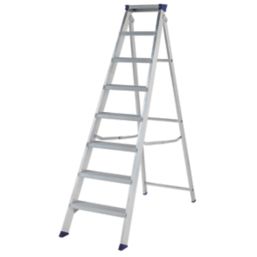 Werner Aluminium 1.69m 8 Step Swingback A Frame Step Ladder