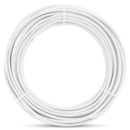 Time 2192Y White 2-Core 0.5mm² Flexible Cable 25m Coil