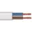 Time 2192Y White 2-Core 0.5mm² Flexible Cable 25m Coil