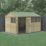 Forest Beckwood 11' 6" x 8' (Nominal) Reverse Apex Shiplap Timber Shed