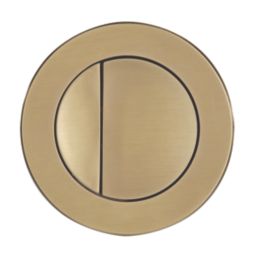 Tavistock  Dual-Flush Circular Flushing Button Brushed Brass