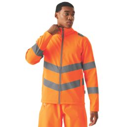 Regatta Ablaze 2 Layer Softshell Hi- Vis Jacket Orange X Large 43.5" Chest