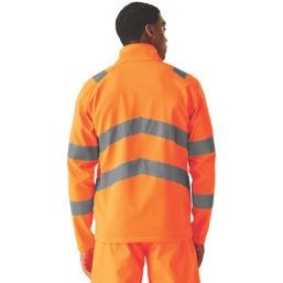 Regatta Ablaze 2 Layer Softshell Hi- Vis Jacket Orange X Large 43.5" Chest