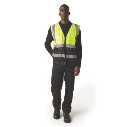 Regatta Pro Executive Hi-Vis Vest Yellow/Black 3X Large 50" Chest