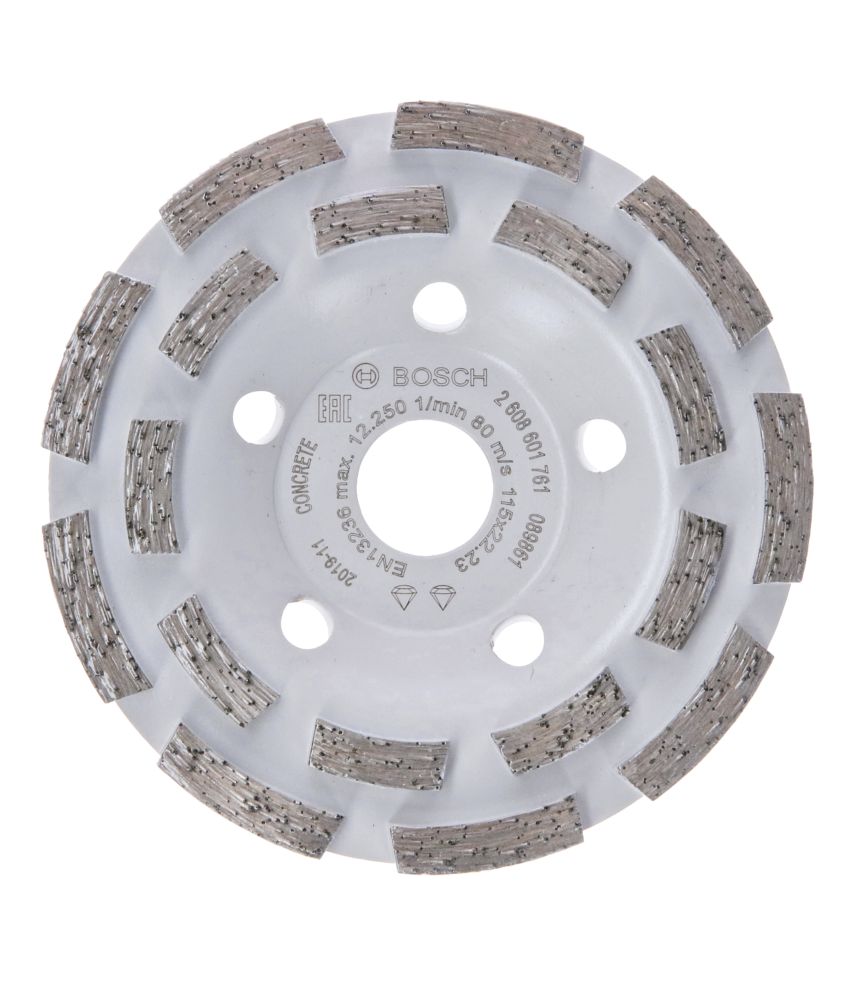 thumbnail image 2 of SHARS 6x3/4 Diamond Cup Wheel - D6A2C Straight Grinding Wheel, 150 Grit, 1-1/4 Hole 2 of 5