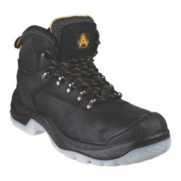 Amblers FS199 Size 12  Black Water-Resistant Steel Toe Cap Safety Boots