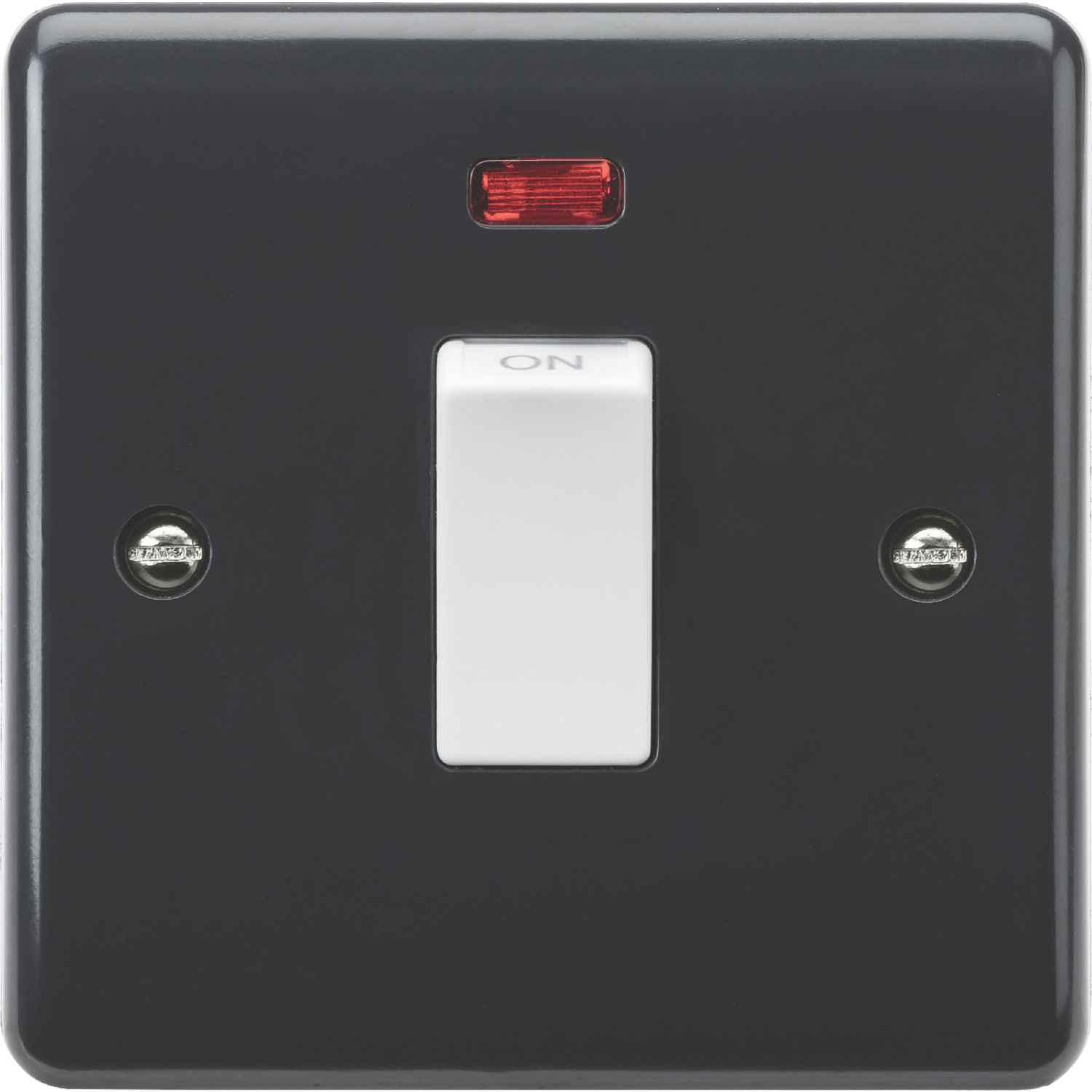 Knightsbridge Part M 45A 1-Gang DP Cooker Switch Anthracite with Neon (954YA)