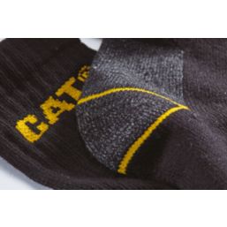 CAT  Work Boot Socks Black 6-11 3 Pairs