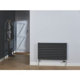 Ximax Fortuna 584mm x 1000mm 3396BTU Anthracite Horizontal Designer Radiator