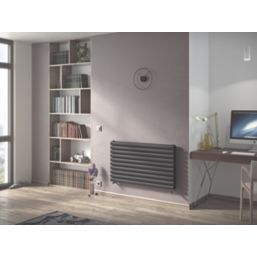 Ximax Fortuna 584mm x 1000mm 3396BTU Anthracite Horizontal Designer Radiator