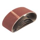 80 Grit  Cloth Sanding Belts 457mm x 75mm 5 Pack