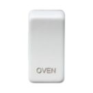 Knightsbridge 'OVEN' Switch Cover Matt White