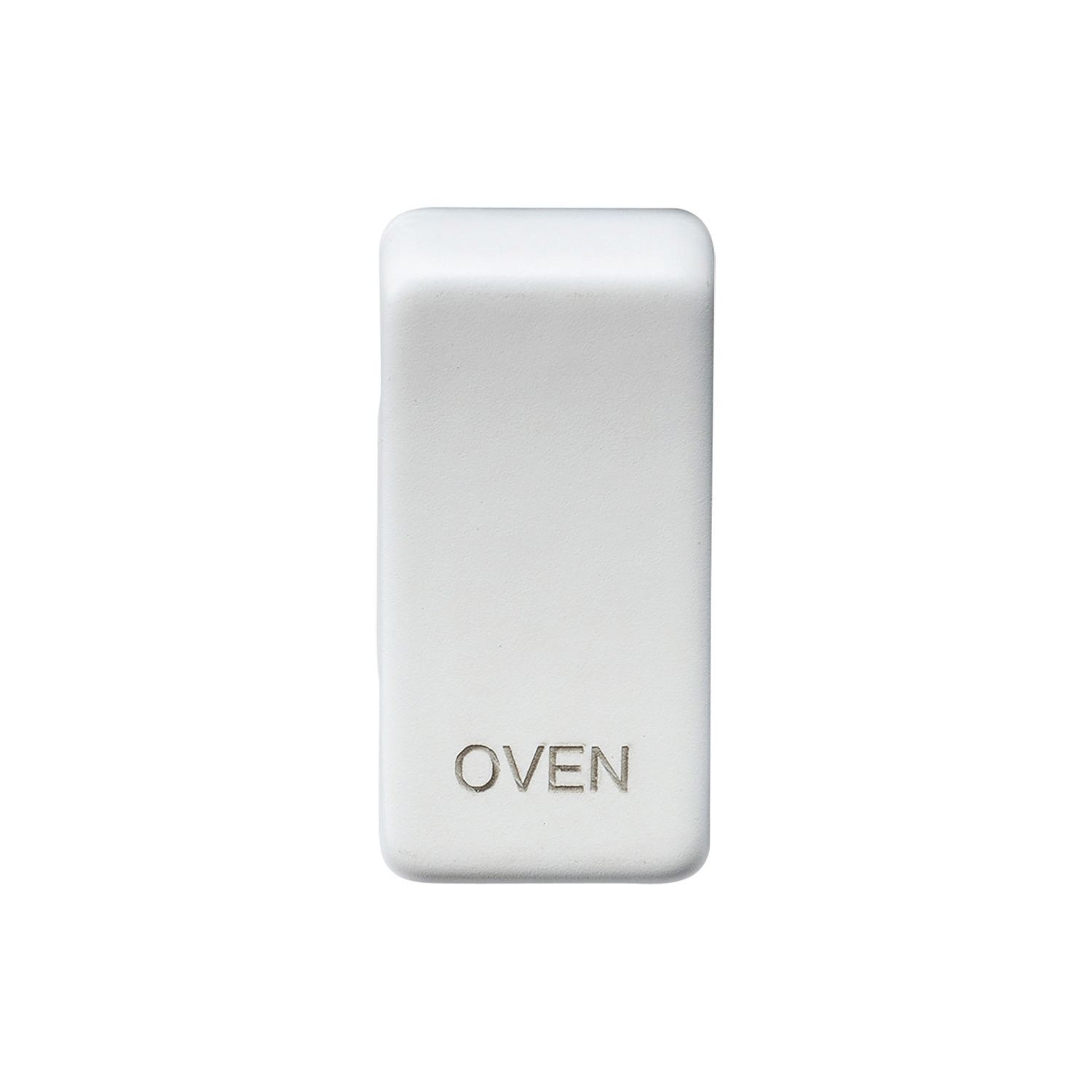 Knightsbridge 'OVEN' Switch Cover Matt White (955CT)