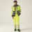 Regatta X-Pro Hybrid Hi-Vis Jacket Black / Yellow Small 40" Chest