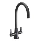 Bristan Echo Mono Sink Mixer Black 1 Pair