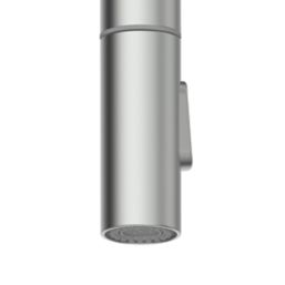 Clearwater Topaz TOP30BN Double Lever Tap with Twin Spray Pull-Out Brushed Nickel PVD