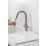 Clearwater Topaz TOP30BN Double Lever Tap with Twin Spray Pull-Out Brushed Nickel PVD