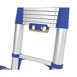 Werner  Top Grade Aluminium Soft-Close Telescopic Ladder 3.8m