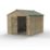 Forest Beckwood 8' x 9' 6" (Nominal) Apex Shiplap Timber Shed