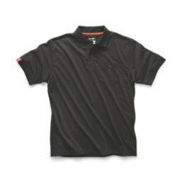 Scruffs  Worker Polo Black Medium 43" Chest