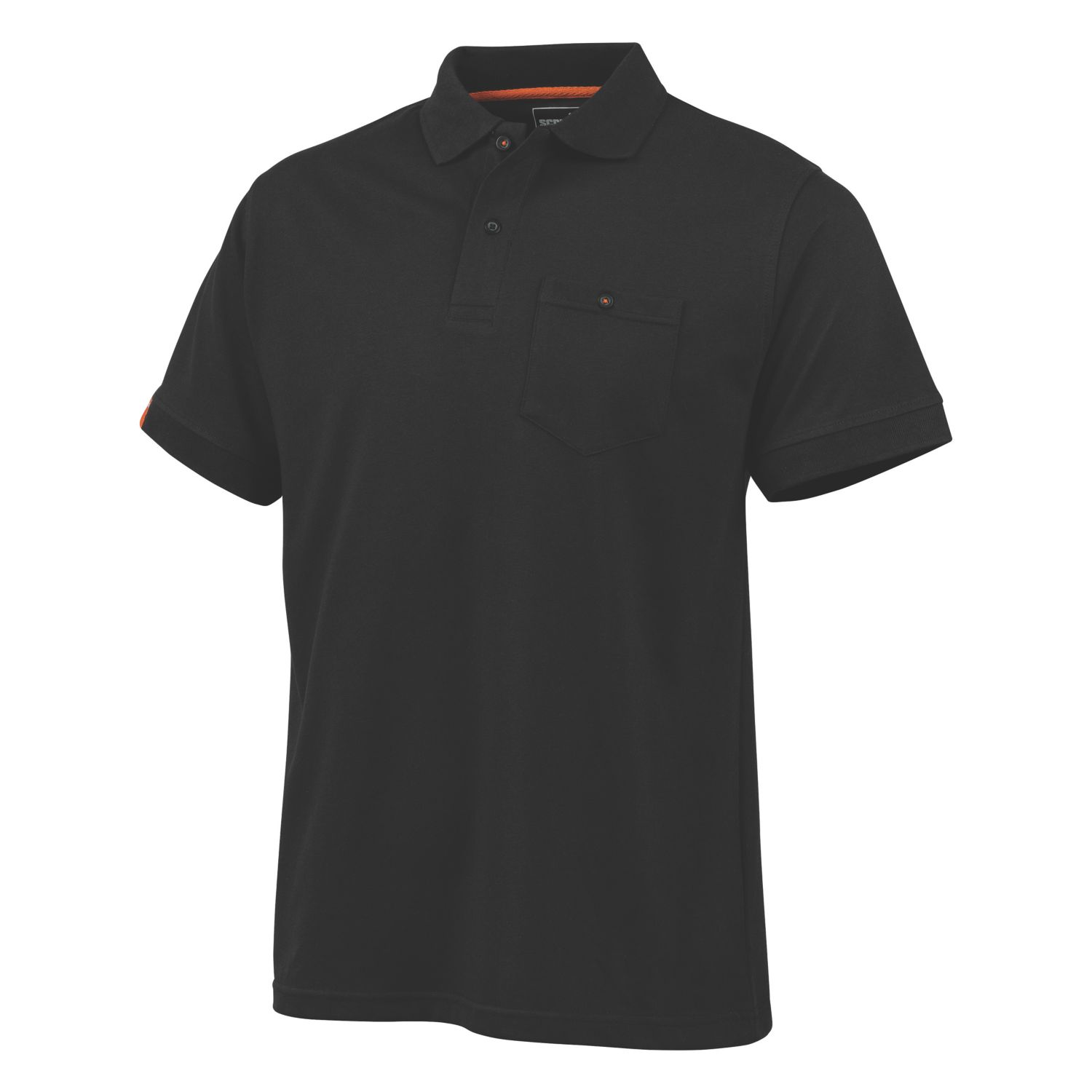 Scruffs Worker Polo Black Medium 43" Chest (955RT)