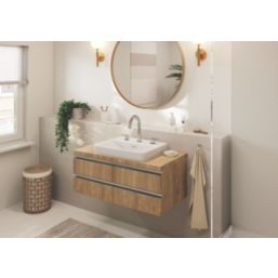 Hansgrohe Vernis Blend Chrome 266mm Standard Lever 3 Tap Holes Basin Mixer Tap