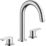 Hansgrohe Vernis Blend Chrome 266mm Standard Lever 3 Tap Holes Basin Mixer Tap