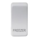 Knightsbridge 'FREEZER' Switch Cover Matt White