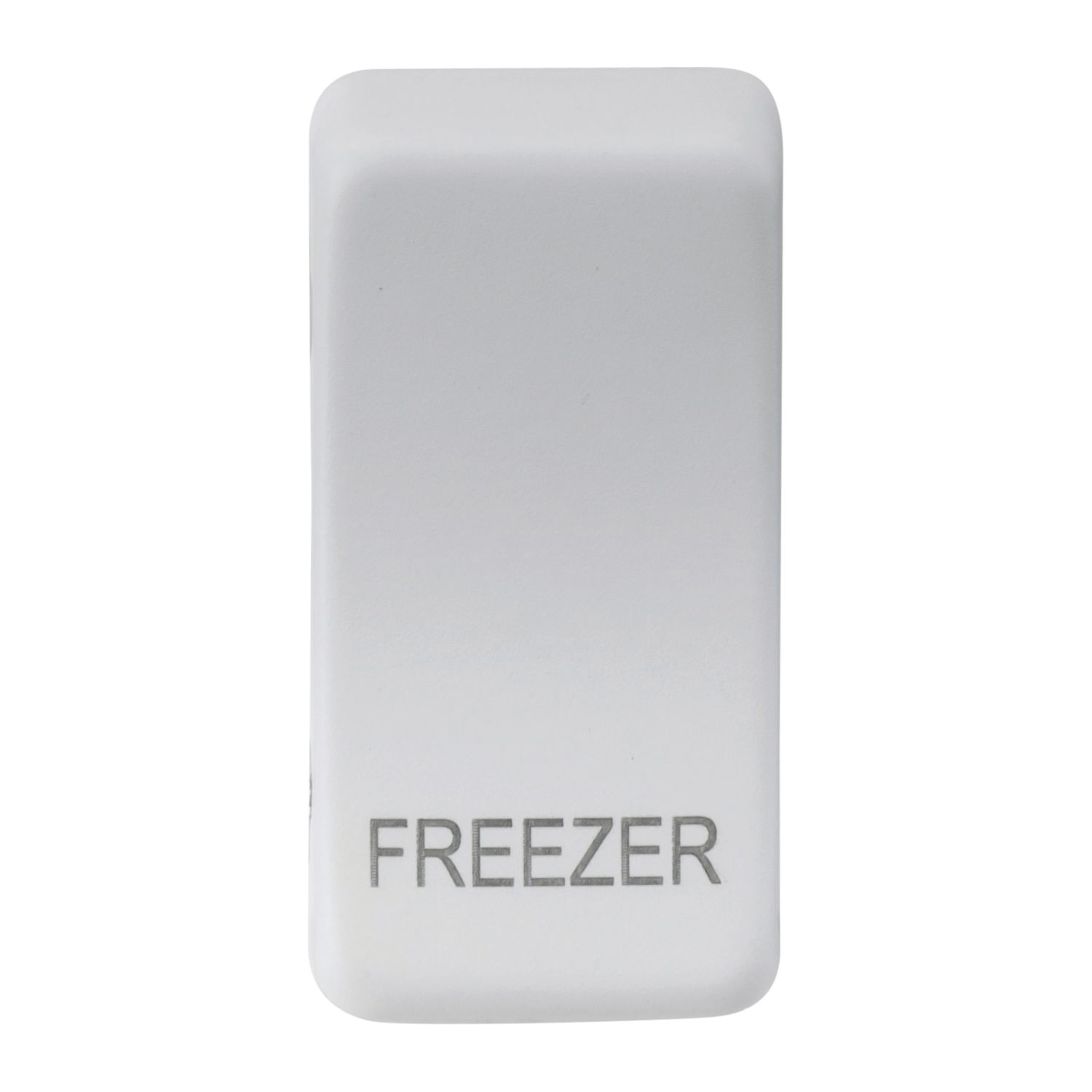 Knightsbridge 'FREEZER' Switch Cover Matt White (956CR)