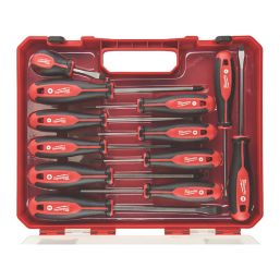 Milwaukee Tri-Lobe Mixed  Screwdriver Set 12 Pieces