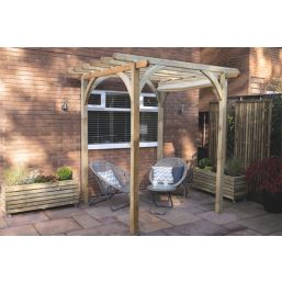 Forest Ultima 8' x 8' (Nominal) Flat Timber Pergola