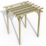 Forest Ultima 8' x 8' (Nominal) Flat Timber Pergola